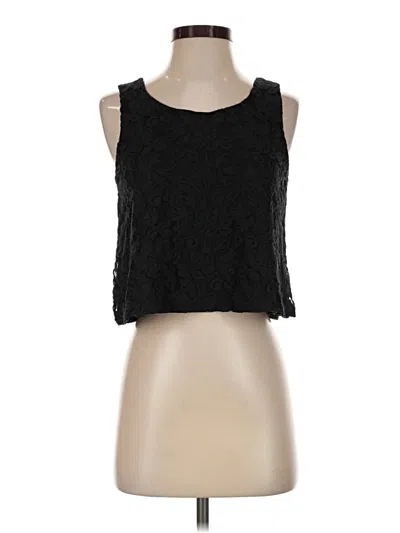 Pre-owned Love Culture Sleeveless Top Black Scoop Neck Tops