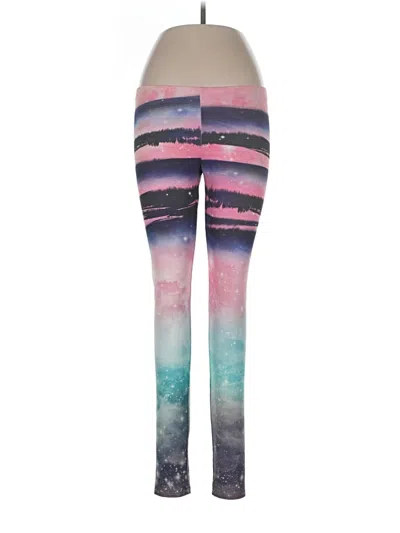 Pre-owned Love Culture Yoga Pants In Pink