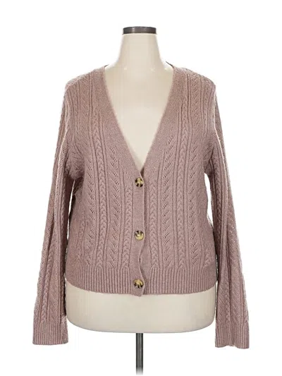 Pre-owned Love Ellie Cardigan Sweater In Brown