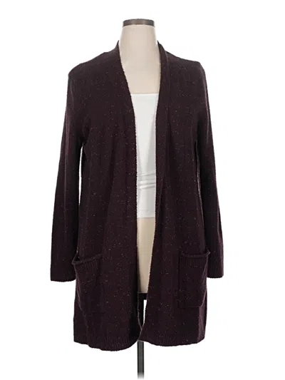 Pre-owned Love Ellie Cardigan Sweater In Burgundy