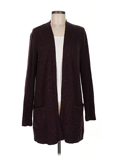 Pre-owned Love Ellie Cardigan Sweater In Burgundy