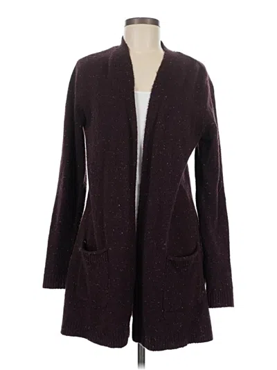 Pre-owned Love Ellie Cardigan Sweater In Burgundy