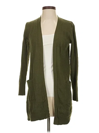 Pre-owned Love Ellie Cardigan Sweater In Green