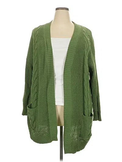 Pre-owned Love Ellie Cardigan Sweater In Green