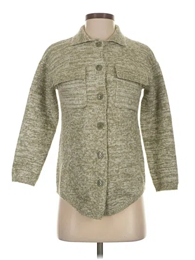 Pre-owned Love Ellie Cardigan Sweater In Green