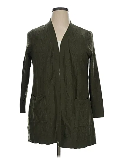 Pre-owned Love Ellie Cardigan Sweater In Green