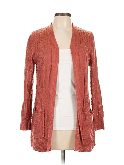 Pre-owned Love Ellie Cardigan Sweater In Orange
