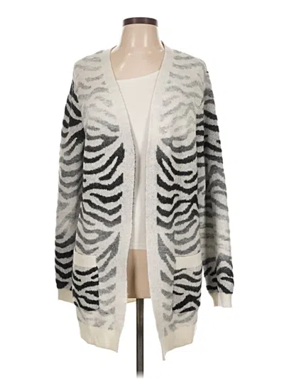 Pre-owned Love Ellie Cardigan Sweater In Silver