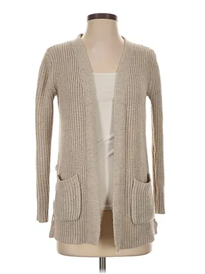 Pre-owned Love Ellie Cardigan Sweater In Tan
