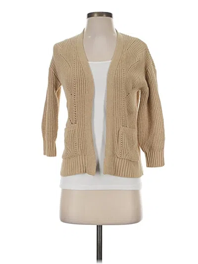 Pre-owned Love Ellie Cardigan Sweater In Tan