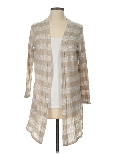 Pre-owned Love Ellie Cardigan Sweater In Tan