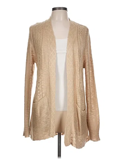 Pre-owned Love Ellie Cardigan Sweater In Tan