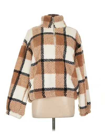 Pre-owned Love Ellie Fleece Jacket In Brown