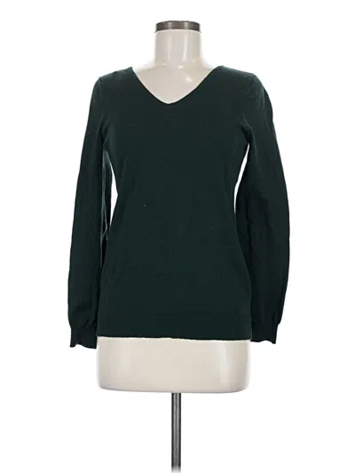Pre-owned Love Ellie Long Sleeve Top Green V-neck Tops