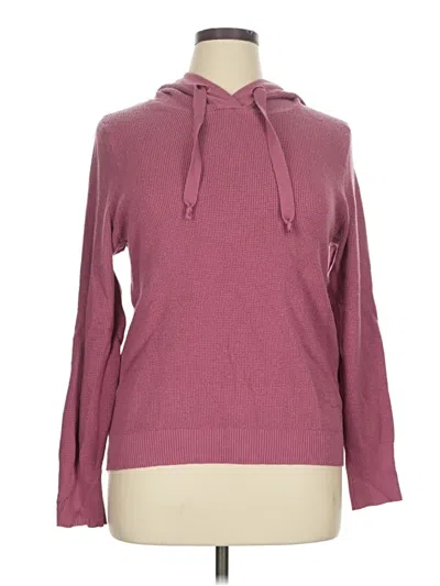 Pre-owned Love Ellie Pullover Hoodie In Burgundy