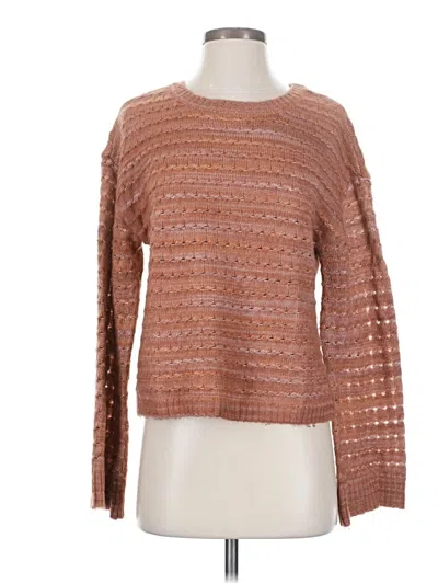 Pre-owned Love Ellie Pullover Sweater In Brown