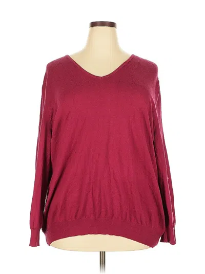 Pre-owned Love Ellie Pullover Sweater In Burgundy