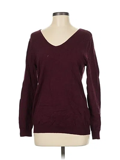 Pre-owned Love Ellie Pullover Sweater In Burgundy
