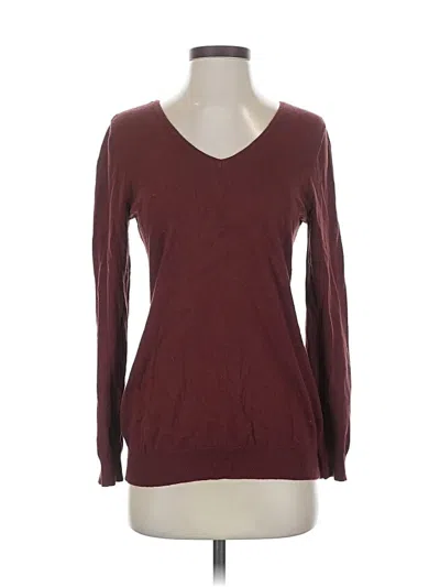 Pre-owned Love Ellie Pullover Sweater In Burgundy