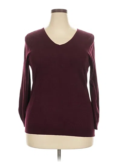 Pre-owned Love Ellie Pullover Sweater In Burgundy