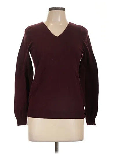 Pre-owned Love Ellie Pullover Sweater In Burgundy