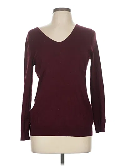 Pre-owned Love Ellie Pullover Sweater In Burgundy