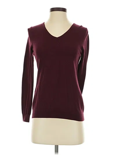 Pre-owned Love Ellie Pullover Sweater In Burgundy