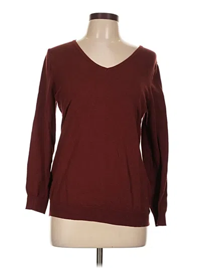 Pre-owned Love Ellie Pullover Sweater In Burgundy