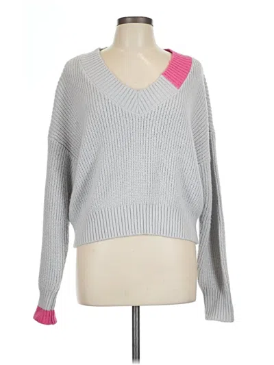 Pre-owned Love Ellie Pullover Sweater In Gray