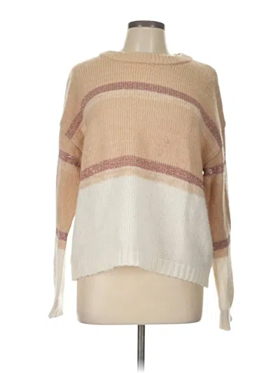Pre-owned Love Ellie Pullover Sweater In Tan