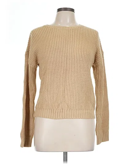 Pre-owned Love Ellie Pullover Sweater In Tan
