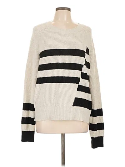 Pre-owned Love Ellie Pullover Sweater In White