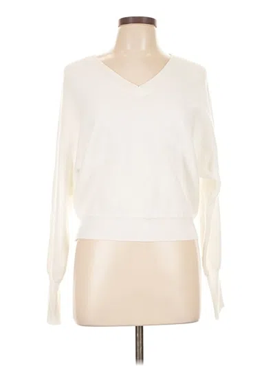 Pre-owned Love Ellie Pullover Sweater In White