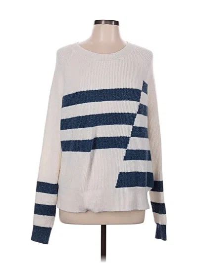 Pre-owned Love Ellie Pullover Sweater In White