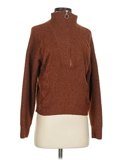 Pre-owned Love Ellie Turtleneck Sweater In Brown