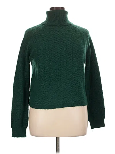 Pre-owned Love Ellie Turtleneck Sweater In Green