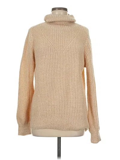Pre-owned Love Ellie Turtleneck Sweater In Tan