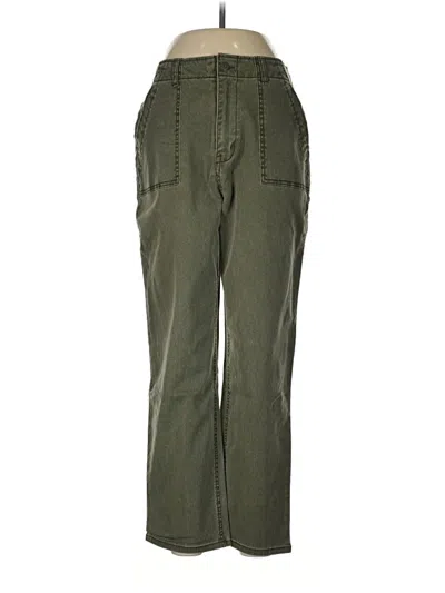 Pre-owned Love, Fire Cargo Pants In Green