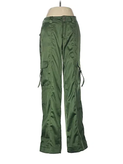 Pre-owned Love, Fire Cargo Pants In Green