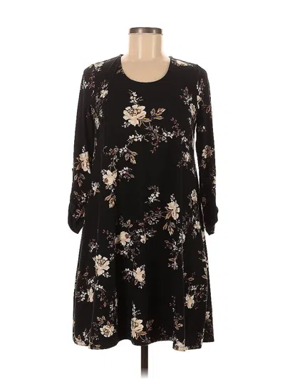 Pre-owned Love, Fire Casual Dress In Black