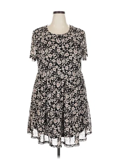 Pre-owned Love, Fire Casual Dress In Black