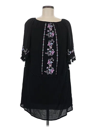 Pre-owned Love, Fire Casual Dress In Black