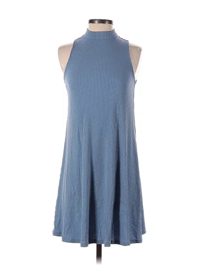 Pre-owned Love, Fire Casual Dress In Blue