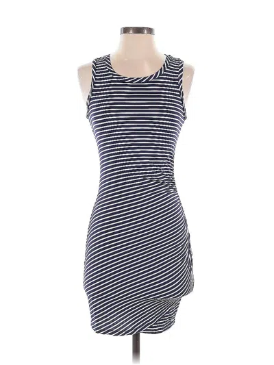 Pre-owned Love, Fire Casual Dress In Blue