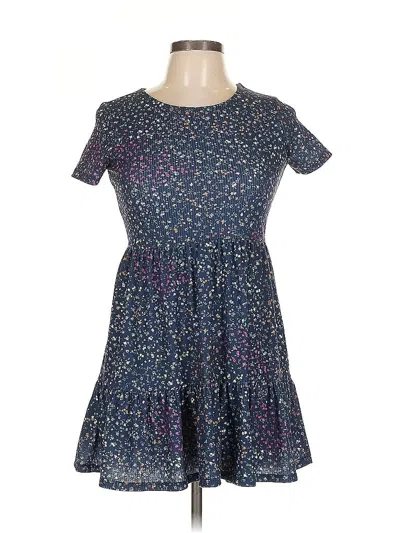 Pre-owned Love, Fire Casual Dress In Blue