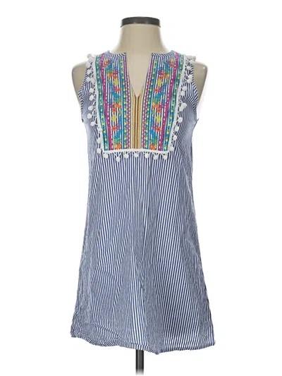 Pre-owned Love, Fire Casual Dress In Blue
