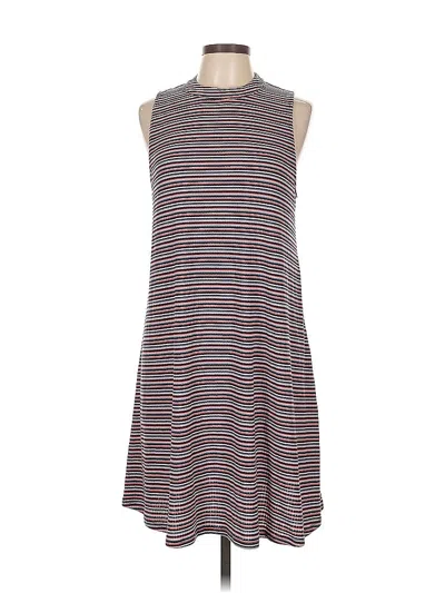 Pre-owned Love, Fire Casual Dress In Burgundy