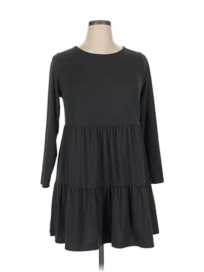 Pre-owned Love, Fire Casual Dress In Gray