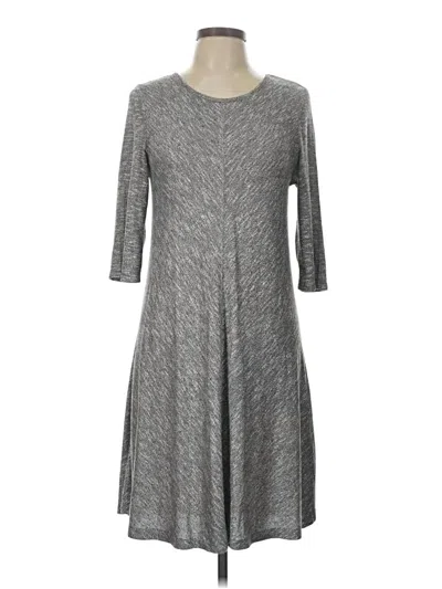 Pre-owned Love, Fire Casual Dress In Gray