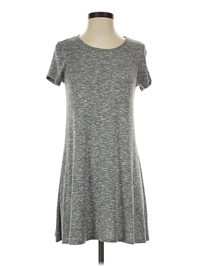 Pre-owned Love, Fire Casual Dress In Gray